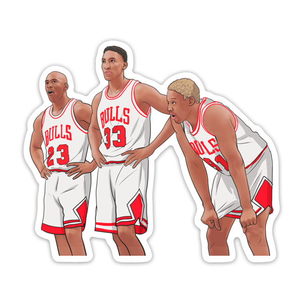 Autocollants: All-Stars Chicago Bulls