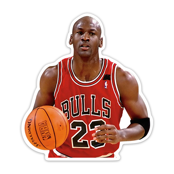 Autocollants: Michael Jordan Chicago Bulls 23