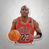 Autocollants: Michael Jordan Chicago Bulls 23 3