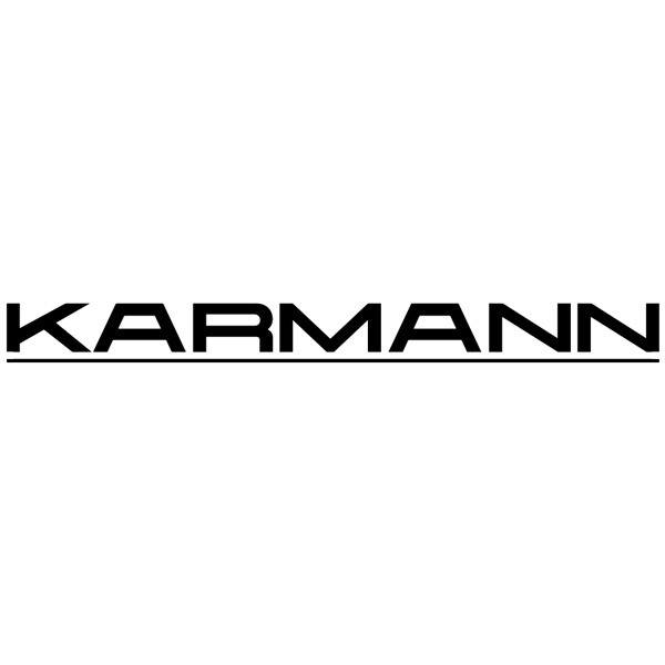 Stickers camping-car: Karmann logo