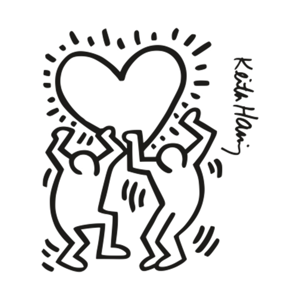 Stickers muraux: Holding a heart