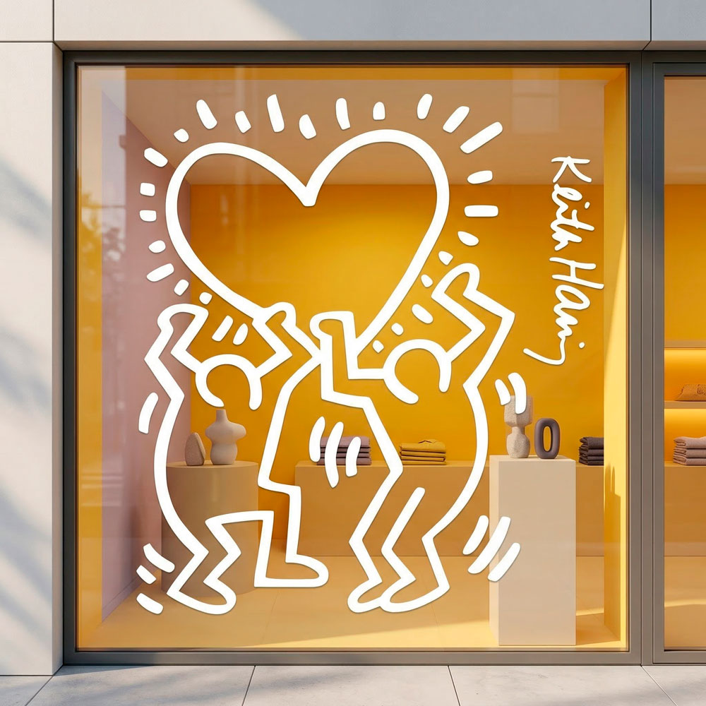 Stickers muraux: Holding a heart