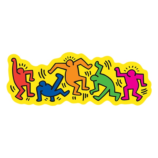 Autocollants: Danse de Keith Haring