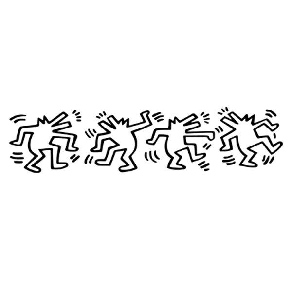 Stickers muraux: Chiens dansants