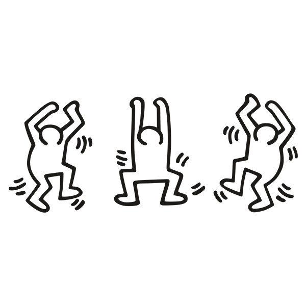 Stickers muraux: Dancing Men