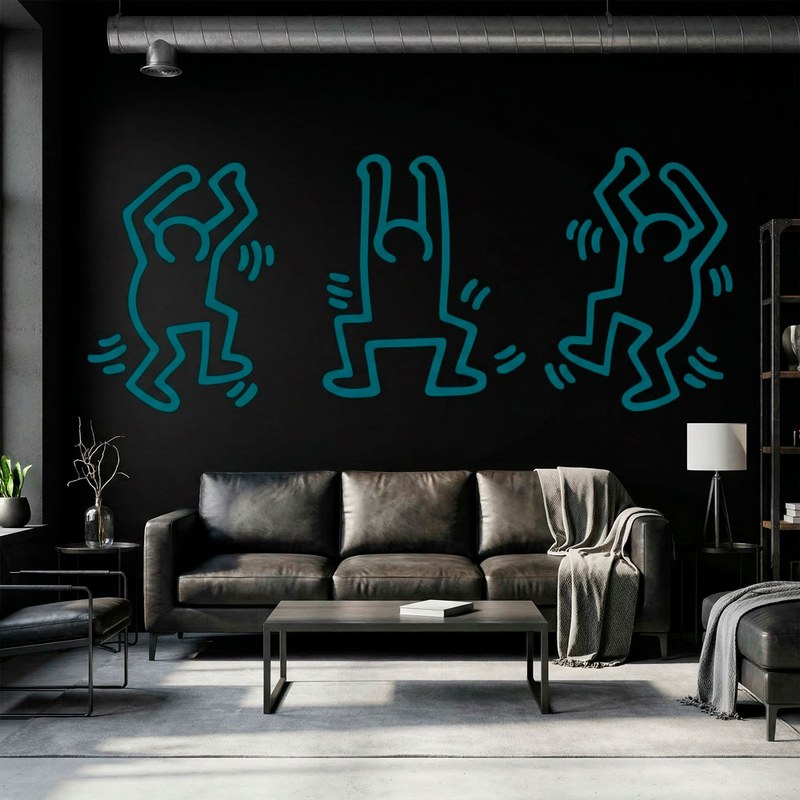 Keith Haring - personnages dansants 3/7