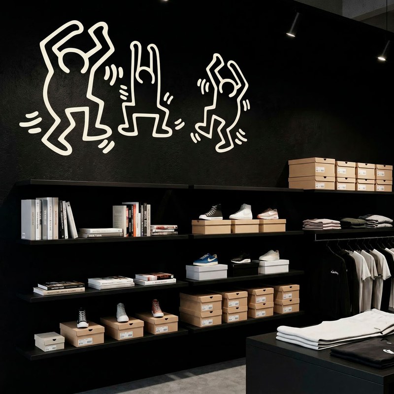 Keith Haring - personnages dansants 6/7