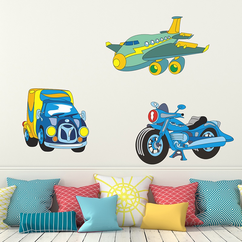 Stickers pour enfants: Types de transport