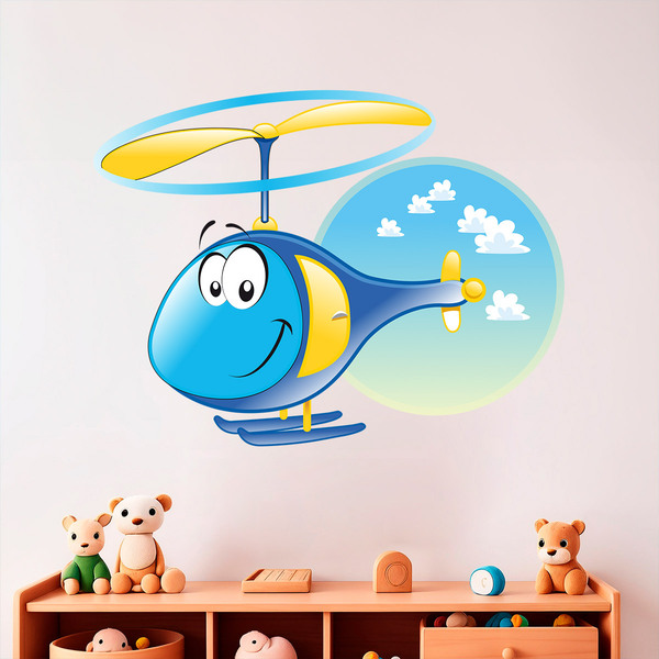 Stickers pour enfants: Hélicoptère
