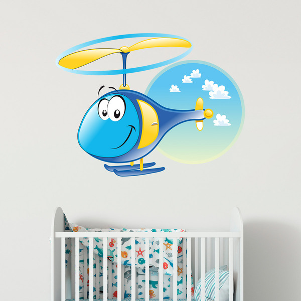 Stickers pour enfants: Hélicoptère 4