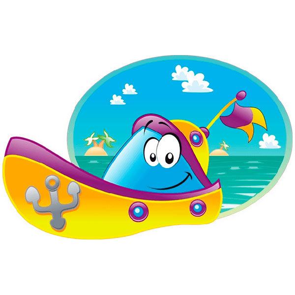 Stickers pour enfants: Bateau pour enfants