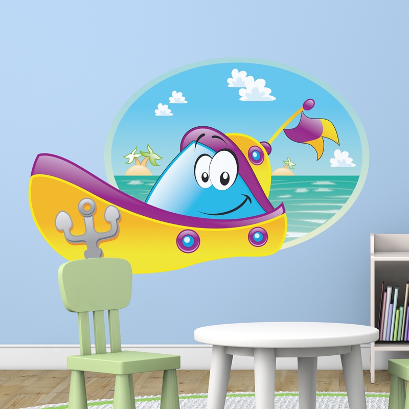 Stickers pour enfants: Bateau pour enfants