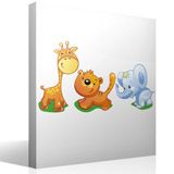 Stickers pour enfants: Kit girafe, tigre et éléphant 7