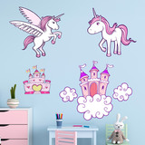 Stickers muraux: Kit Mondes fantastiques 3