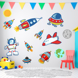 Stickers pour enfants: Kit Espace 4