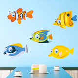Stickers pour enfants: Kit de poissons tropicaux 3