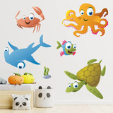 Stickers pour enfants: Kit Animaux marins 5
