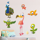 Stickers pour enfants: Kit oiseaux et oiseaux 3