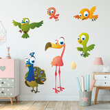 Stickers pour enfants: Kit oiseaux et oiseaux 4