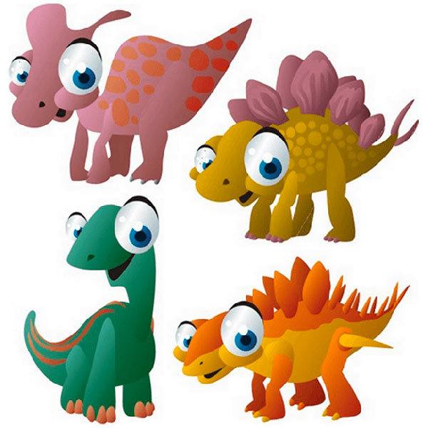 Stickers pour enfants: Kit Dinosaures terrestres