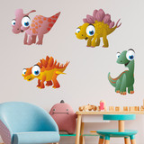 Stickers pour enfants: Kit Dinosaures terrestres 4