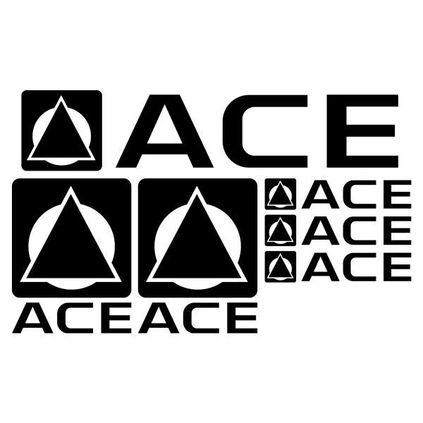 Stickers camping-car: Kit d'autocollants Ace