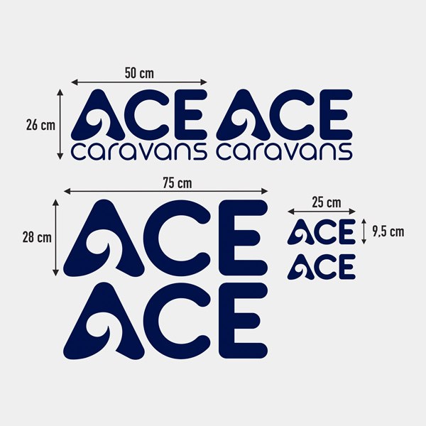 Stickers camping-car: Kit Ace 2