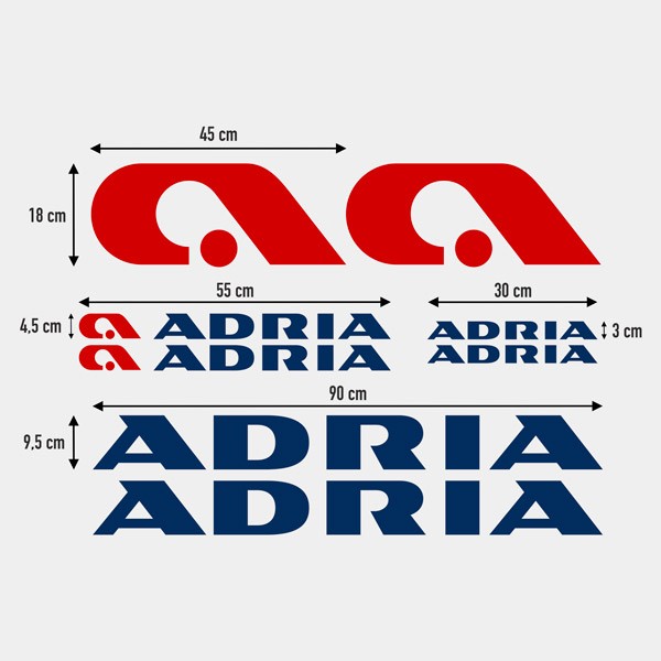 Kit de stickers Adria 0