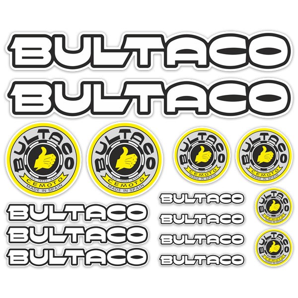 Autocollants: Bultaco 15X