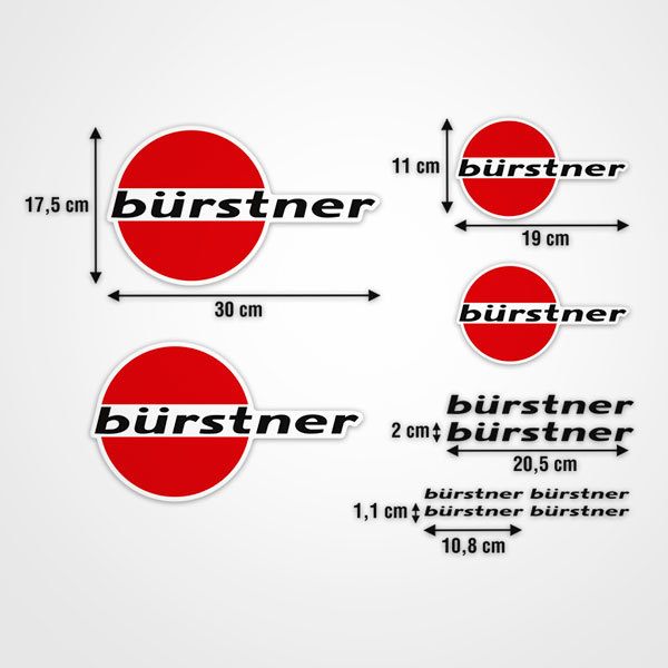 Stickers camping-car: Kit Bürstner