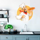 Stickers muraux: Chef Pizza 3