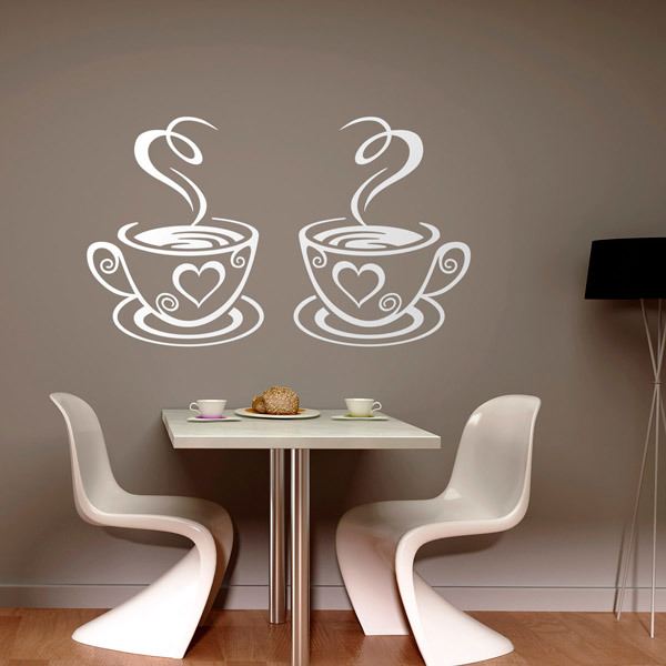 Stickers muraux: Café pour Deux