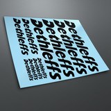 Stickers camping-car: Set Dethleffs 2