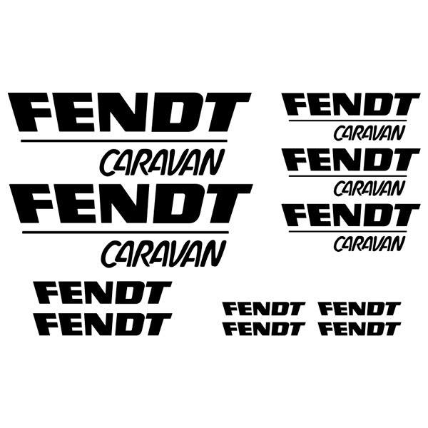 Stickers camping-car: Kit Fendt Caravan