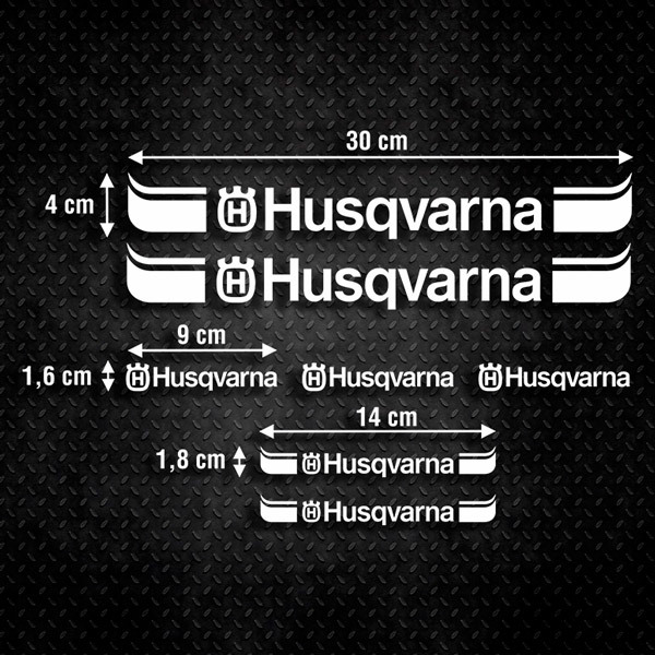 Autocollants: Husqvarna 1