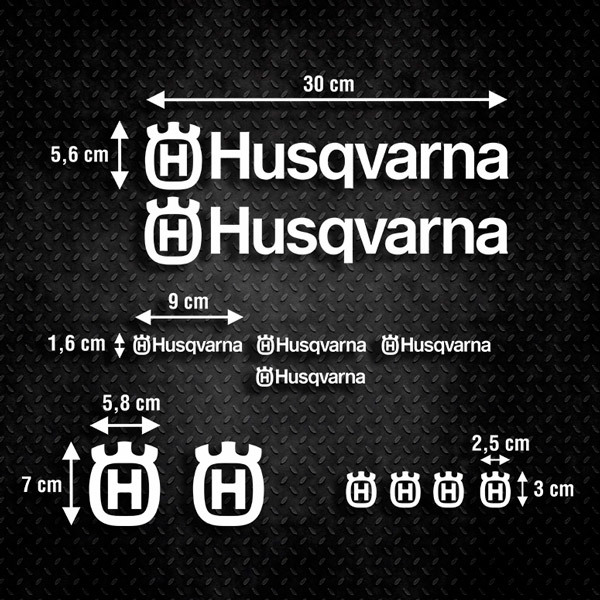 Autocollants: Kit Husqvarna