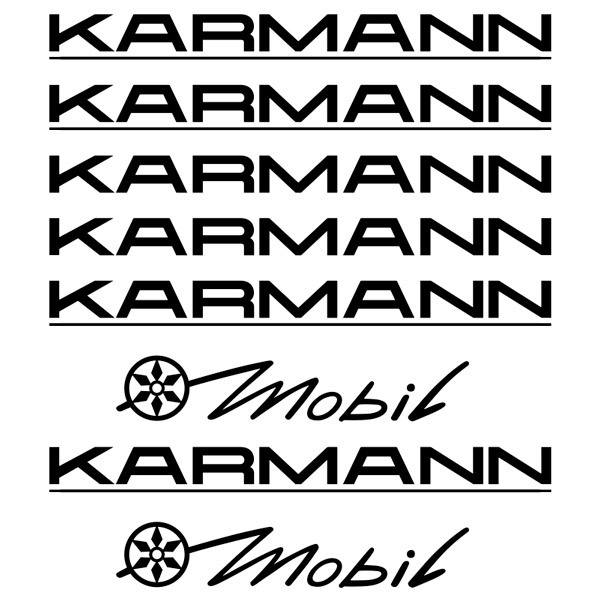 Stickers camping-car: Kit Karmann Mobil