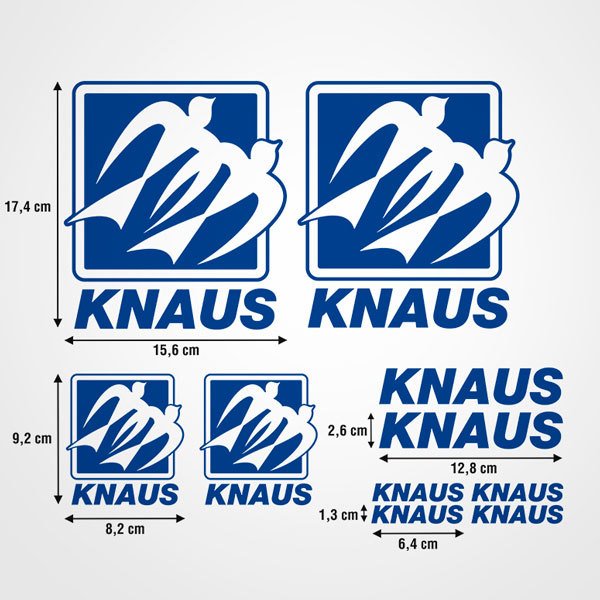 Stickers camping-car: Kit d'autocollants Knaus