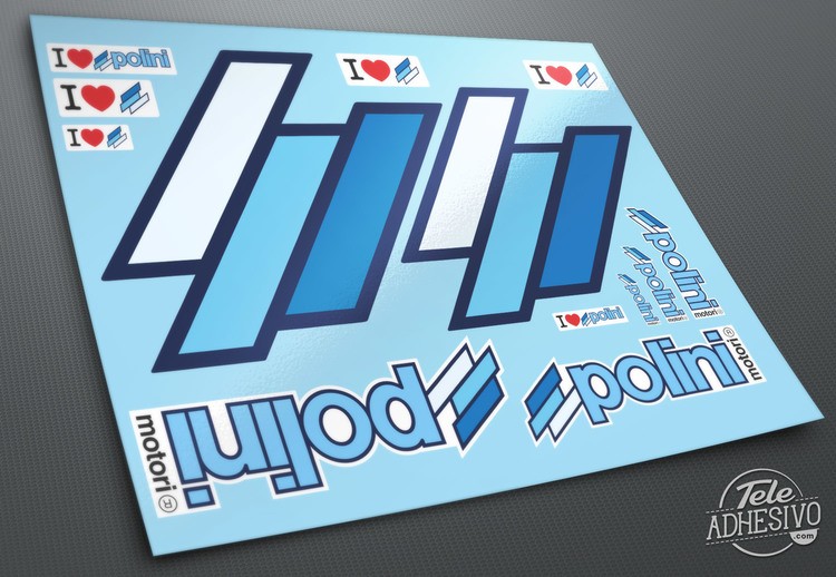 Autocollants: Kit Polini Racing