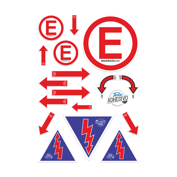 Autocollants: Set Rallye Vintage