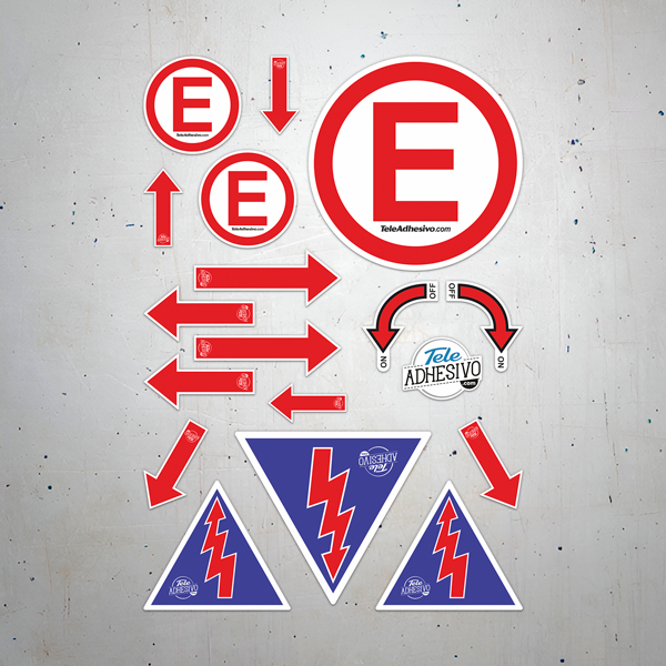 Autocollants: Set Rallye Vintage