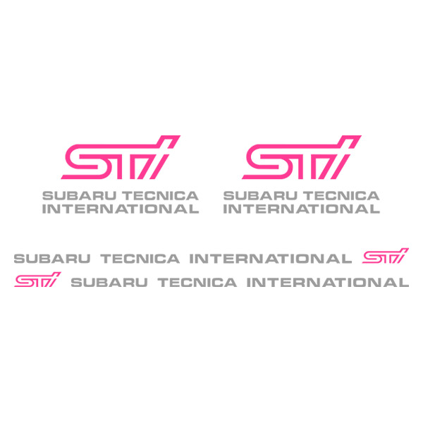 Autocollants: STI Subaru Tecnica International Kit