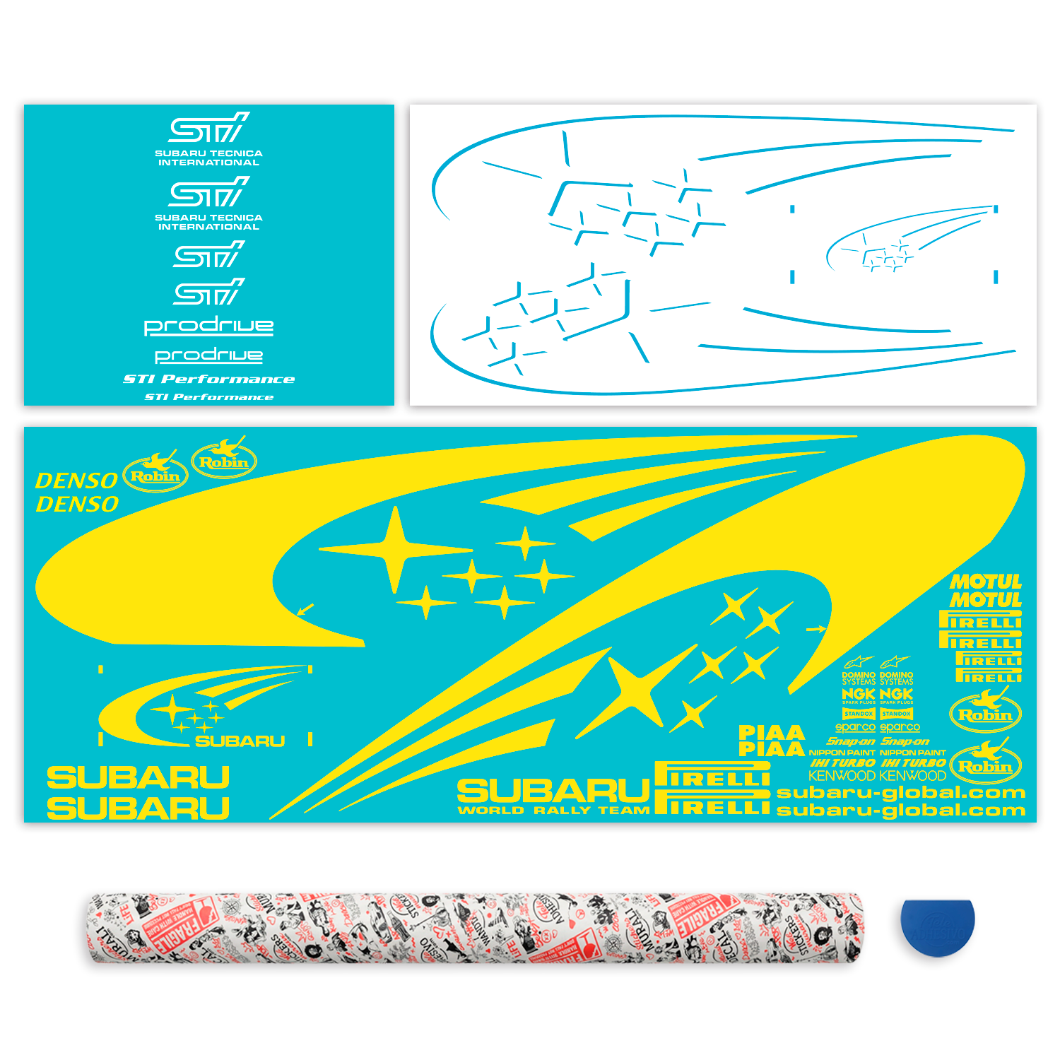 Autocollants: Subaru Impreza WRC