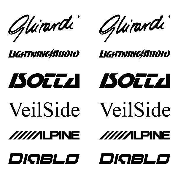 Autocollants: Kit tuning 16