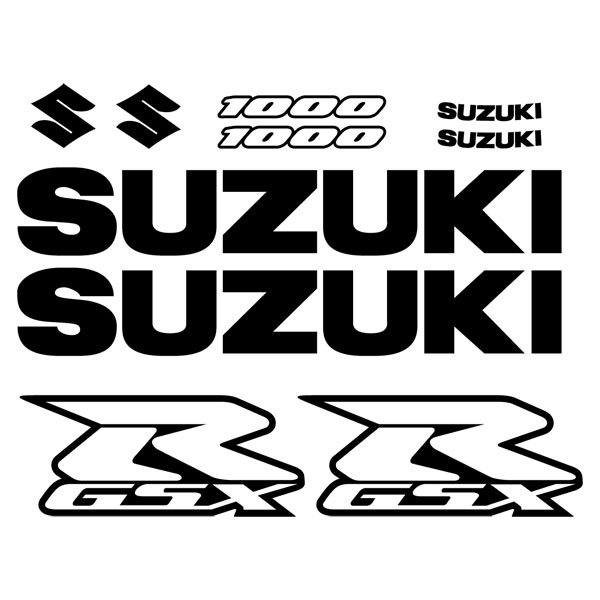 Autocollants: GSXR 1000 2004 avec Logo et Nombres
