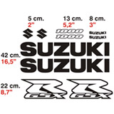 Autocollants: GSXR 1000 2004 avec Logo et Nombres 2