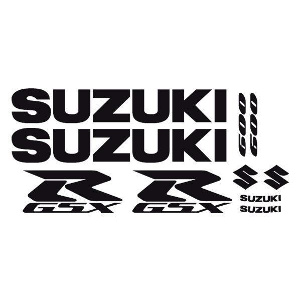 Autocollants: Kit Suzuki GSXR 600