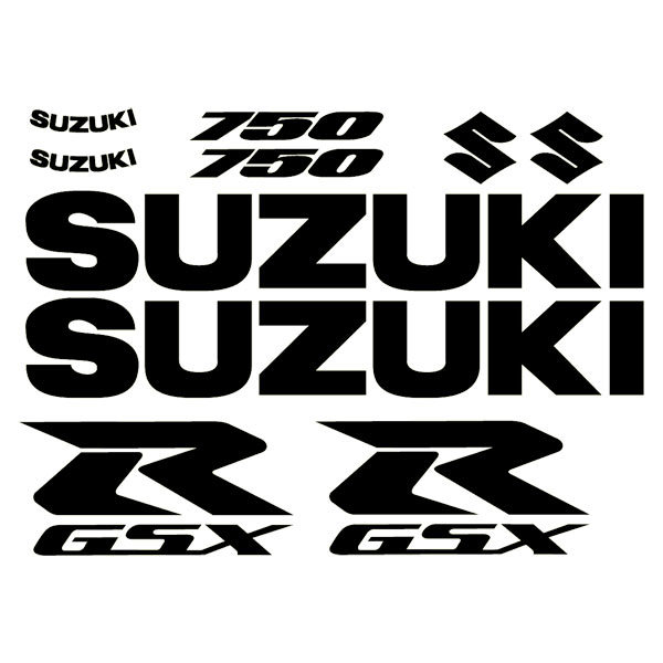 Autocollants: GSXR 750 2004