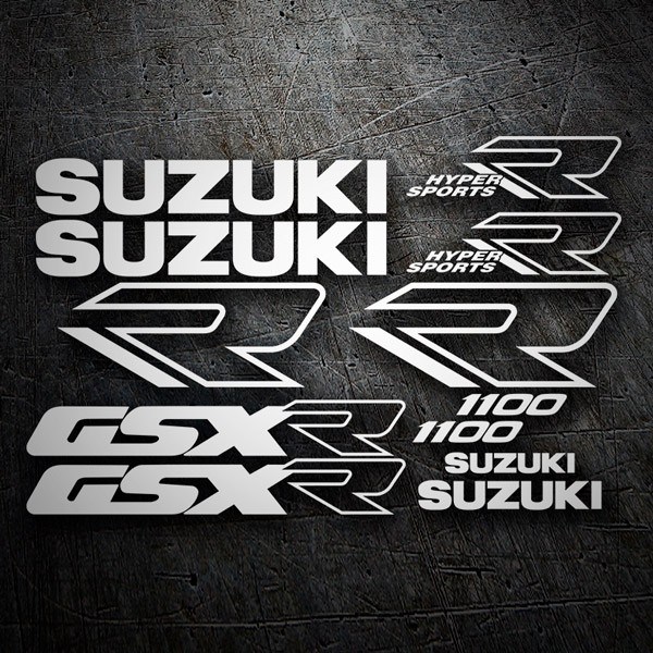 Set d'autocollants Suzuki GSX-R 1100 Hyper Sports 0