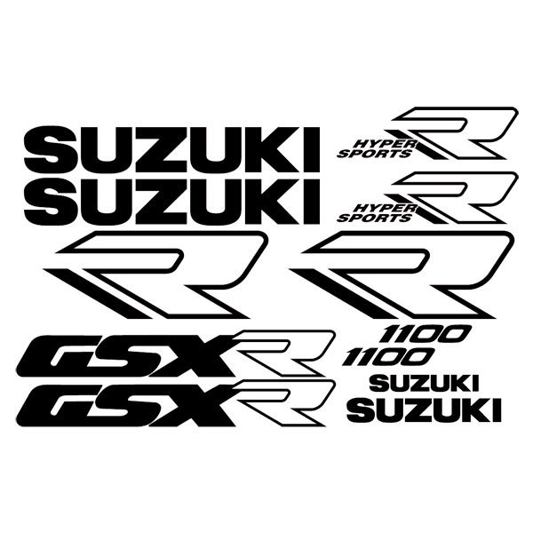 Autocollants: GSX R 1100 Hyper sports 1989